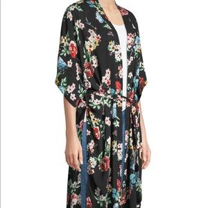 FREE GENERATION LOS ANGELES Floral Kimono Duster Caftan